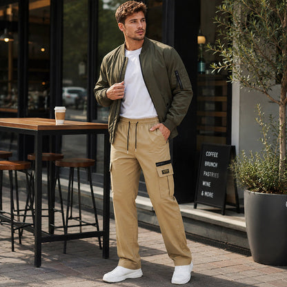 📢📢50% OFF !! ⏰Men's Casual Elastic Waist Cargo Pants