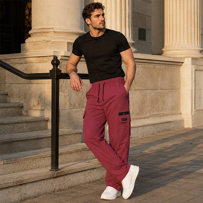 📢📢50% OFF !! ⏰Men's Casual Elastic Waist Cargo Pants