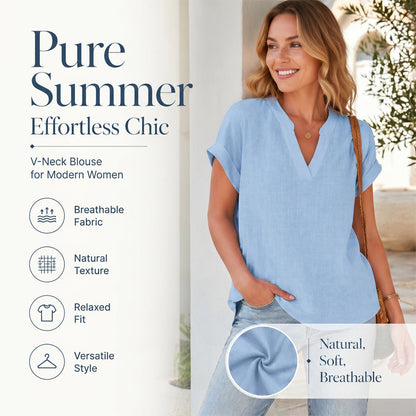 👚Women's Summer V-Neck Top✨