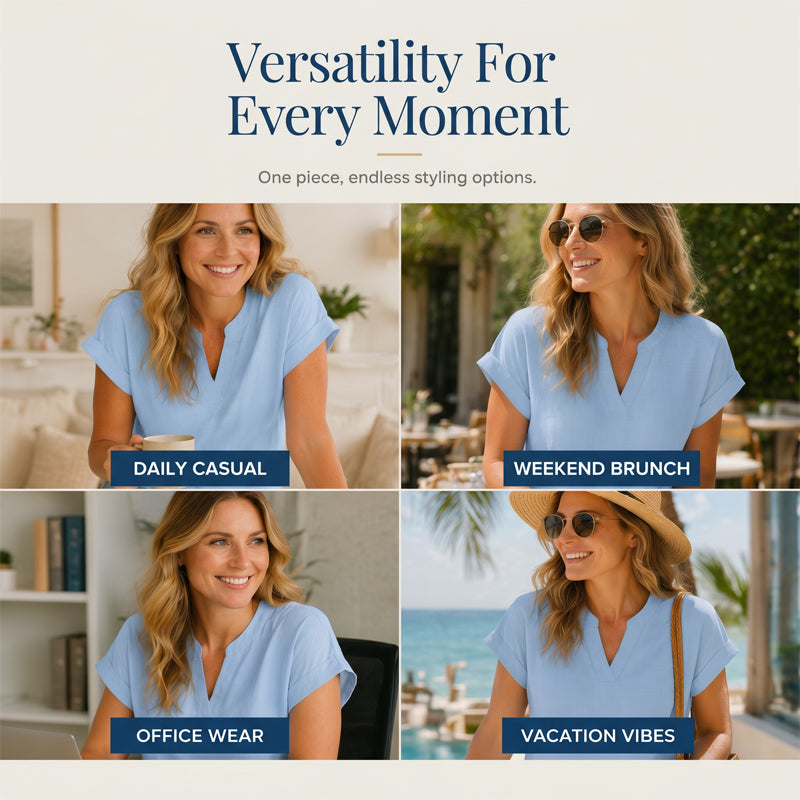 👚Women's Summer V-Neck Top✨