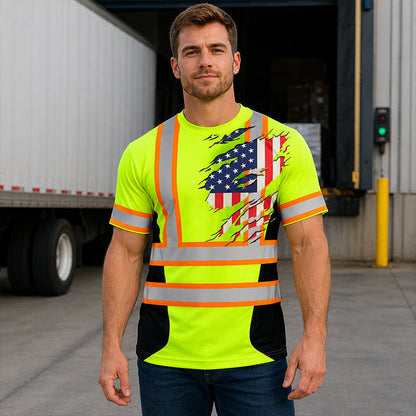 Men's 3D Printed Polo Shirt