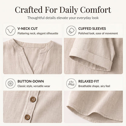 ✨Women's Summer Casual V-Neck Top👚