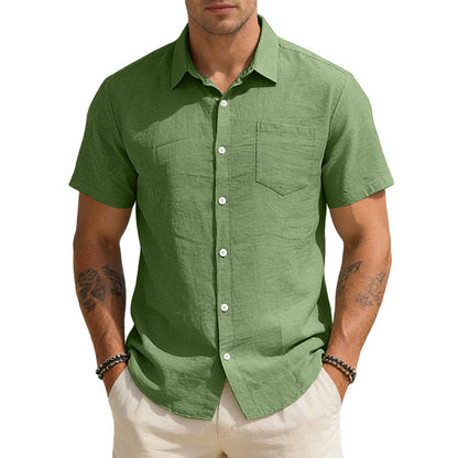 📢📢50% OFF !! ⏰Men's Casual Lightweight Short Sleeve Shirt