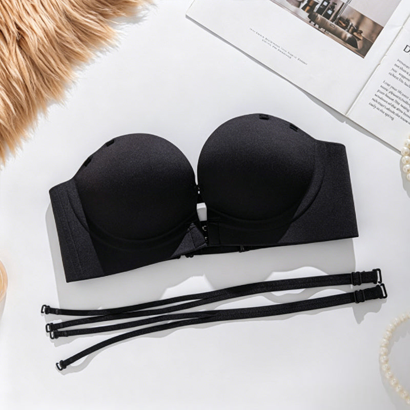 Women's Seamless Front Buckle Push Up Bra