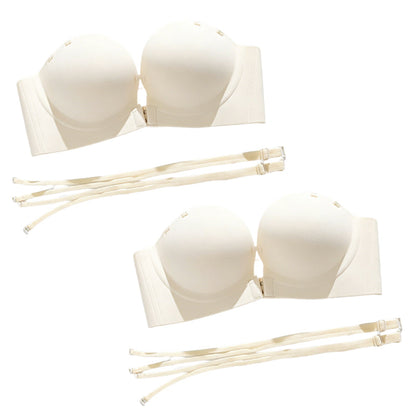 Women's Seamless Front Buckle Push Up Bra