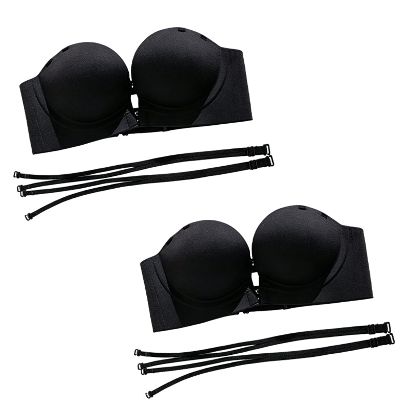 Women's Seamless Front Buckle Push Up Bra