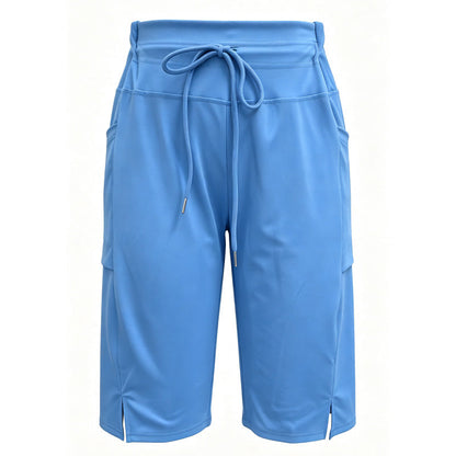 Women's Casual Drawstring Knee-Length Capri Pants