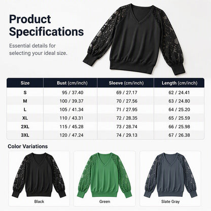 Women's Elegant V-Neck Knit Sweater