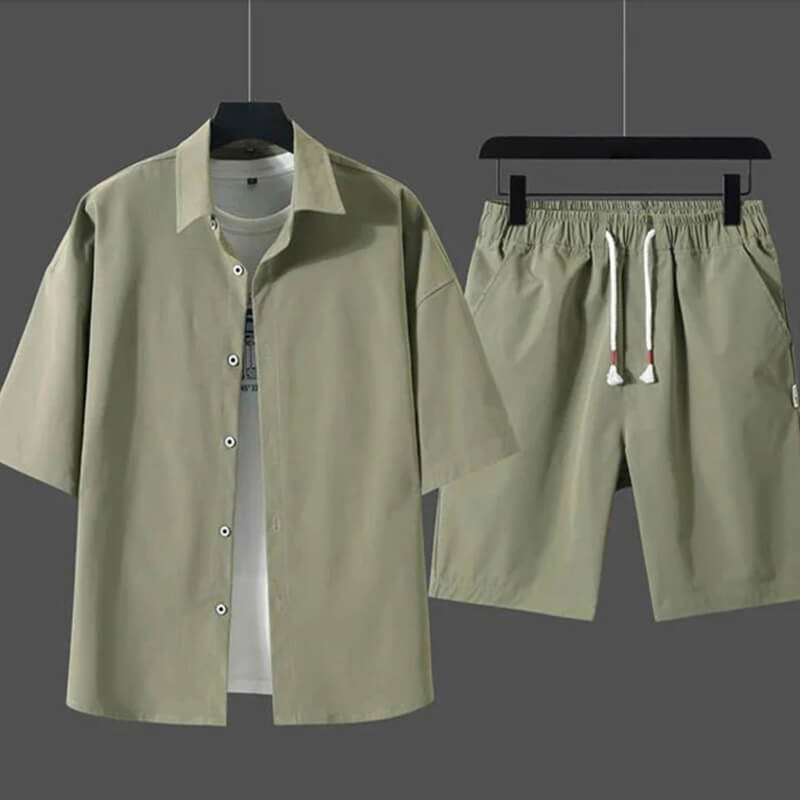 Casual Ice Silk Set for Men