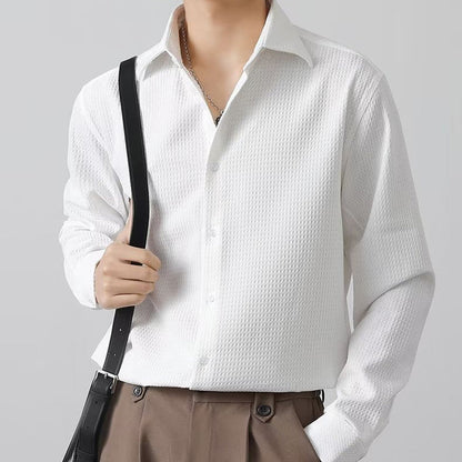 Men's Premium Fabric Button Down Shirt（50% OFF）
