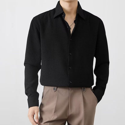 Men's Premium Fabric Button Down Shirt（50% OFF）