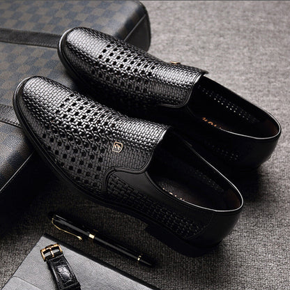 Anti slip soft soled men's elevated sandals