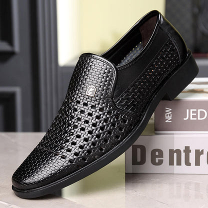 Anti slip soft soled men's elevated sandals