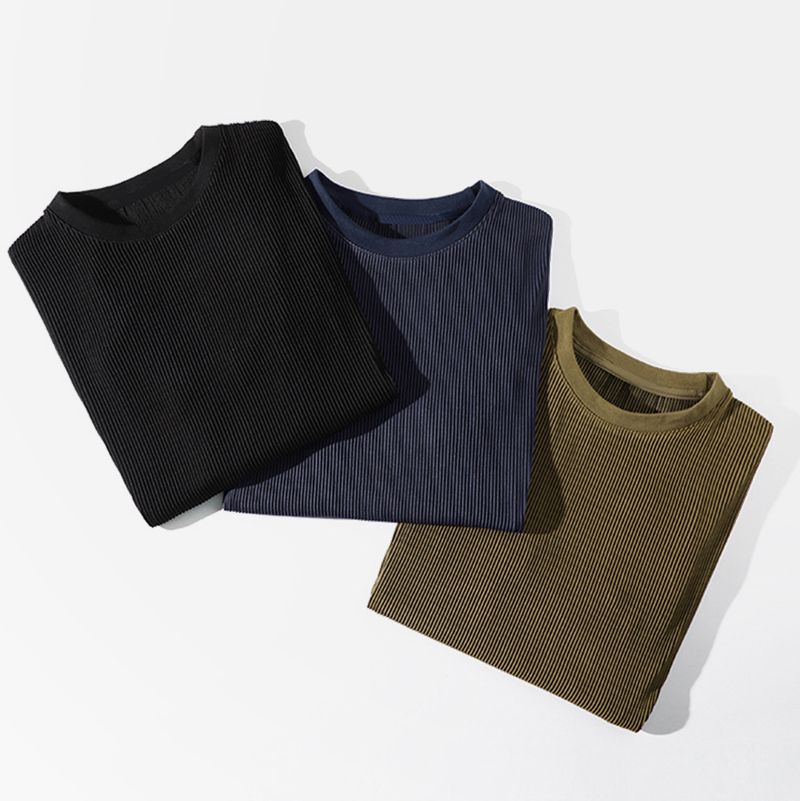 Men’s Quick-drying Ice Silk Short-sleeve Tee & Shorts 2-piece Set