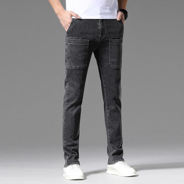 Multi-Pocket Stretch Men's Jeans – aiyoumoi