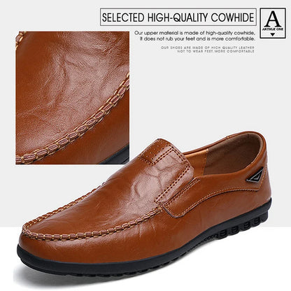 Men's Genuine Leather Loafers Shoes（50% OFF）