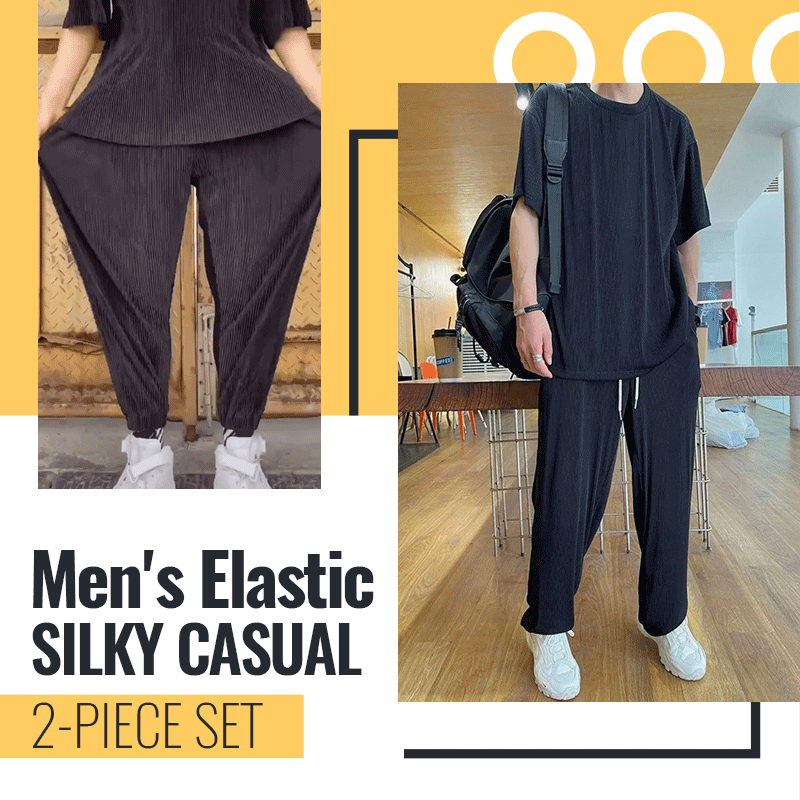 Ensemble 2 pièces à manches longues à la mode lâche pour hommes （50% de réduction）