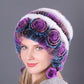 Pousbo® Women's Warm Rex Rabbit Fur Cap