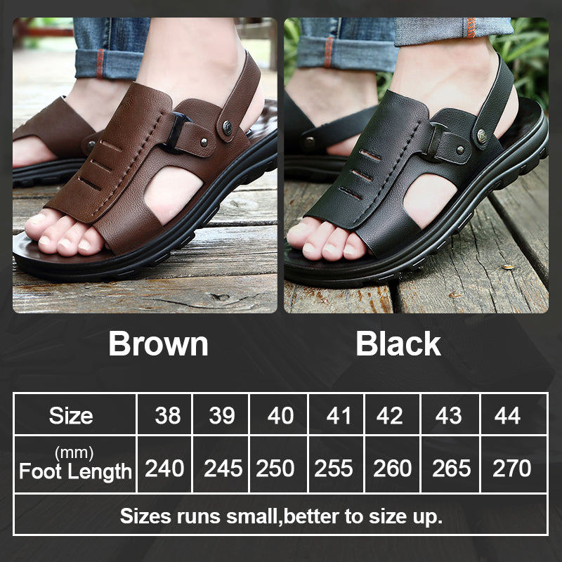 Men's Massage Soft Sole Anti-slip Sandals With 2 Ways To Wear（50% OFF）