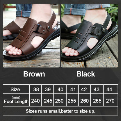 Men's Massage Soft Sole Anti-slip Sandals With 2 Ways To Wear（50% OFF）