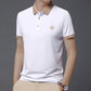 Men's Casual Embroidery Lapel Short Sleeves（50% OFF）