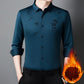 Men's Plush Lined Thickened Long Sleeve Shirt（50% OFF）