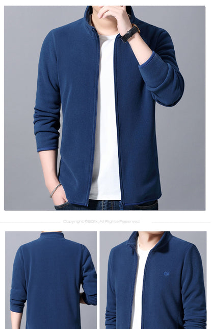 🎅【A Warm Gift in Winter】 Men's Lightweight Full Zip Outdoor Casual Soft Fleece Jacket