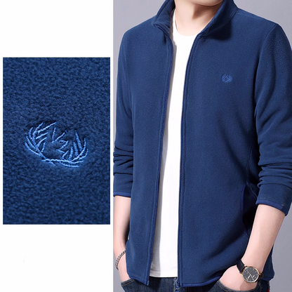 🎅【A Warm Gift in Winter】 Men's Lightweight Full Zip Outdoor Casual Soft Fleece Jacket