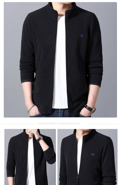 🎅【A Warm Gift in Winter】 Men's Lightweight Full Zip Outdoor Casual Soft Fleece Jacket