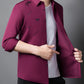 Men's Plush Lined Thickened Long Sleeve Shirt（50% OFF）