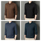 Men's Solid Long Sleeve T-Shirt with Lapel（50% OFF）
