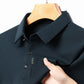 Men's Solid Long Sleeve T-Shirt with Lapel（50% OFF）