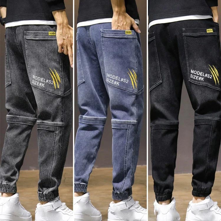 Jeans de randonnée décontractés pour hommes avec de grandes poches （50% de réduction）