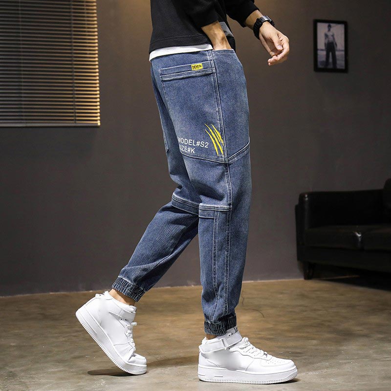 Jeans de randonnée décontractés pour hommes avec de grandes poches （50% de réduction）