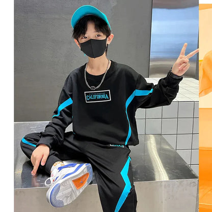 [Best Gift For Him] Boys' Sports Sweatshirt Two-Piece Set（50% OFF）