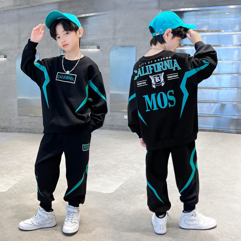 [Best Gift For Him] Boys' Sports Sweatshirt Two-Piece Set（50% OFF）