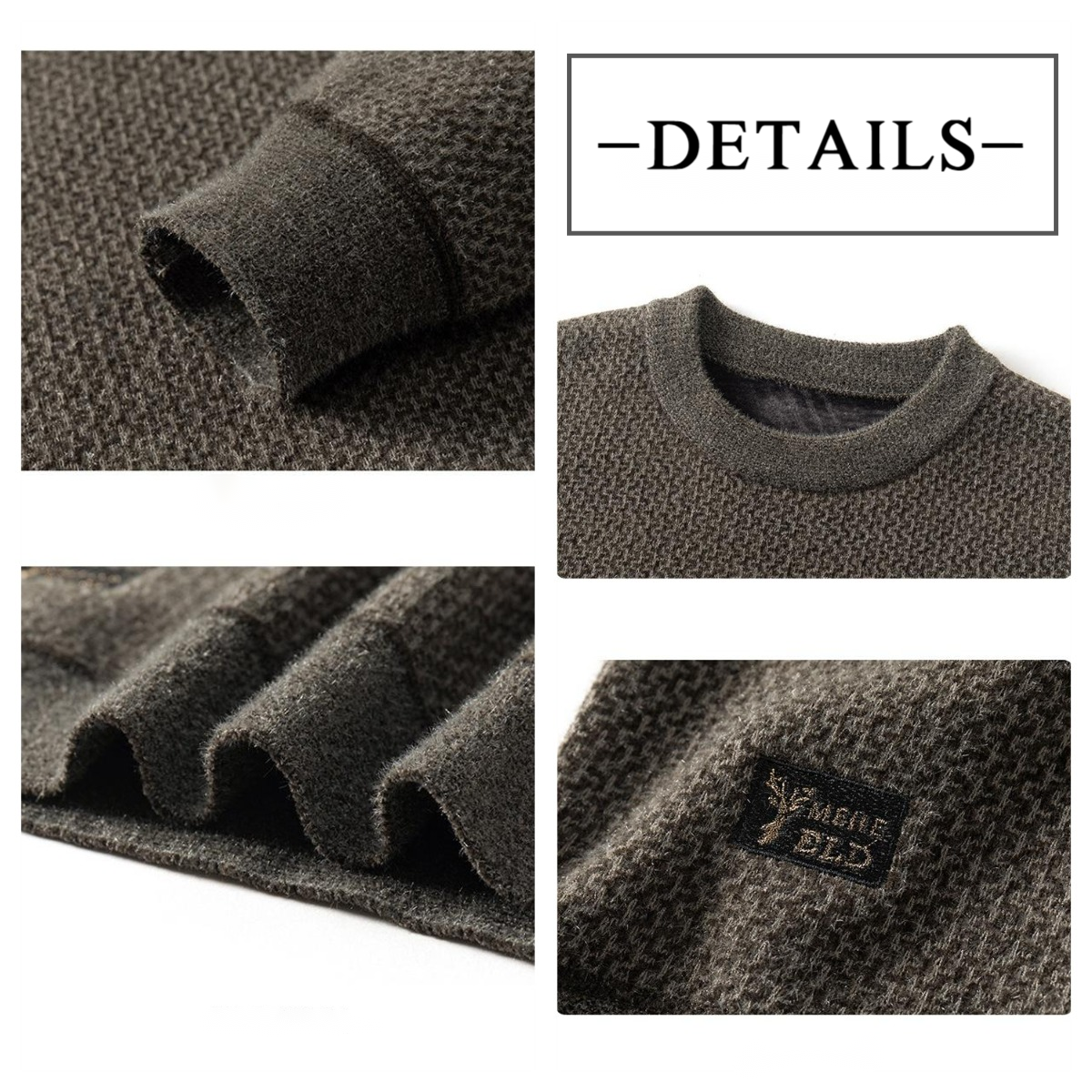 ✨Men's Warm Cozy Lined Crewneck Top🎁