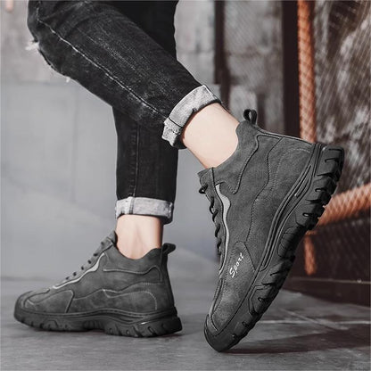 [Winter Gift] Men's Winter Thickened Plush Warm Snow Boots（50% OFF）