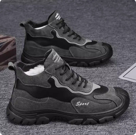 [Winter Gift] Men's Winter Thickened Plush Warm Snow Boots（50% OFF）