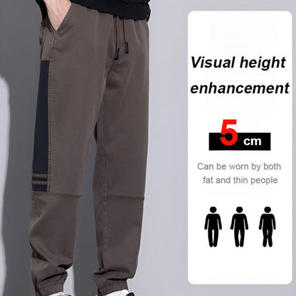 Ideal gift - Men's versatile and comfortable loose-fitting drawstring cargo pants
