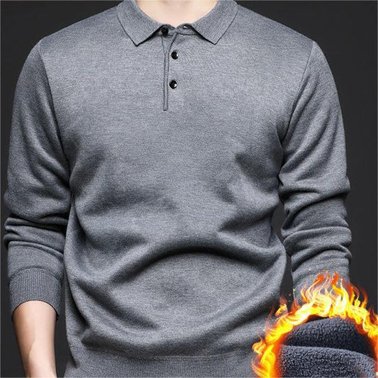 Gift Choice -Men's Winter Lapel Padded Thickened Sweater（50% OFF）