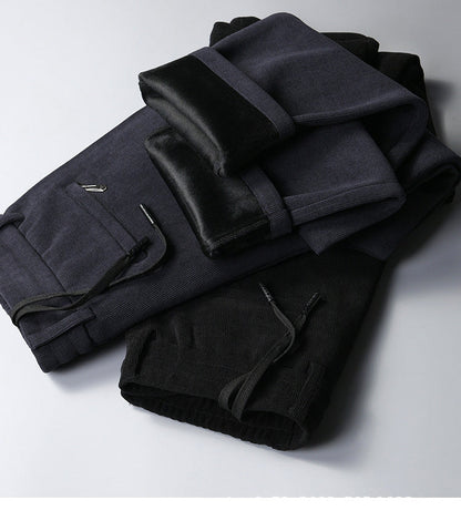 Pantalon consécutif décontracté en velours côtelé （50% de réduction）