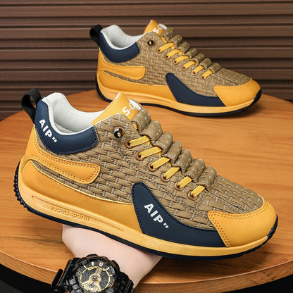 Fashion Casual Color-blocking Men's Shoes（50% OFF）