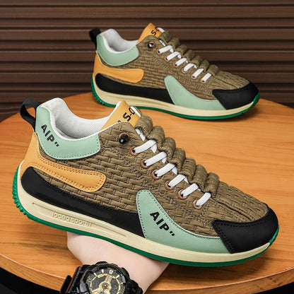 Fashion Casual Color-blocking Men's Shoes（50% OFF）