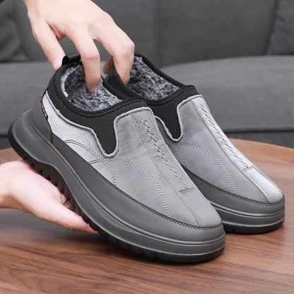 🔥Vente chaude🔥Chaussures d'hiver confortables et chaudes en peluche pour hommes (50 % de réduction)