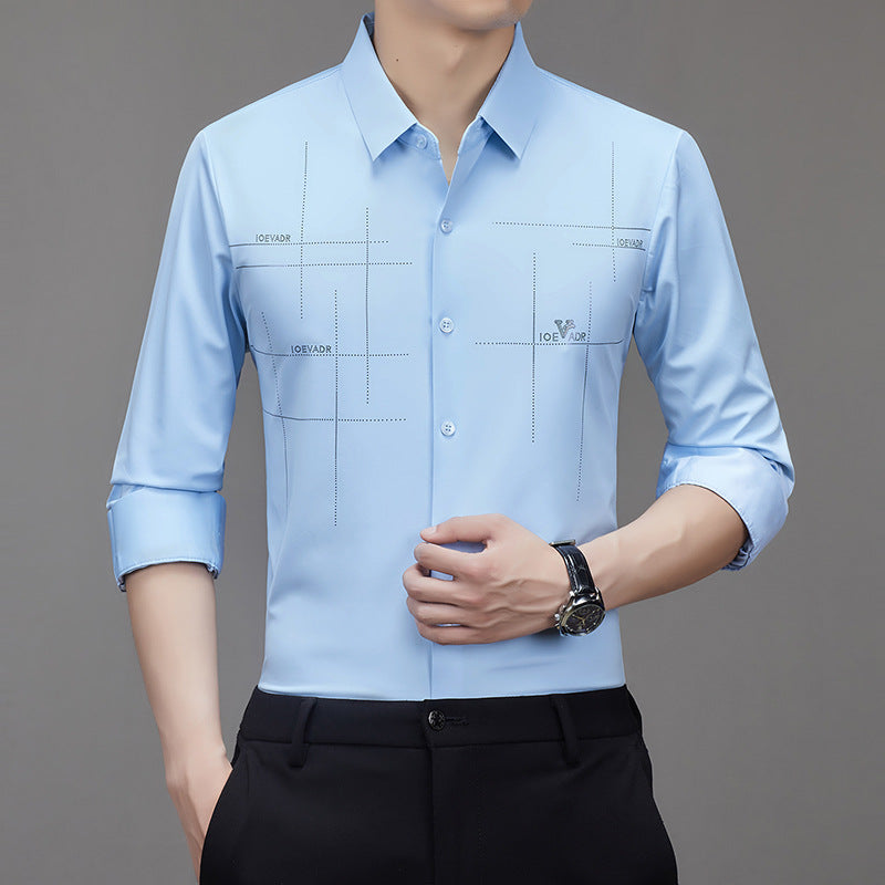 Men's Long Sleeve Wrinkle Resistant Shirt（50% OFF） – aiyoumoi