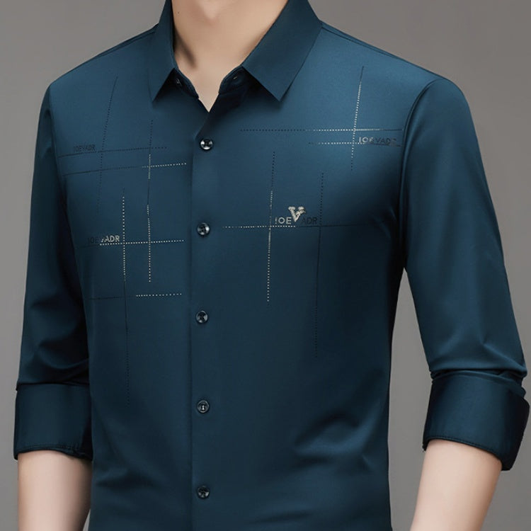 Eloura Moda Mens Stretch Wrinkle Resistant Shirt For Professionals All Day Comfort And Easy Care main image 1