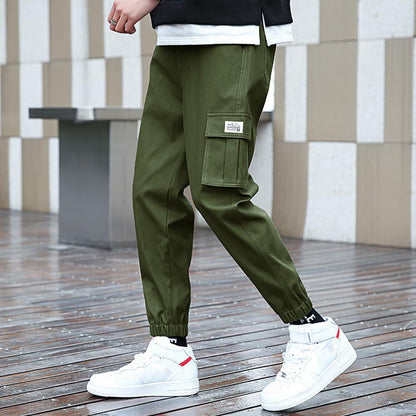 Men's Solid Color Casual Jogger Pants（50% OFF）