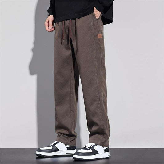 Men's Fashion Drawstring Loose Straight Leg Pants（50% OFF）