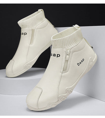 🎁Vente chaude 50% de réduction⏳Chaussures montantes en cuir souple et décontractées pour hommes